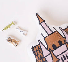 Load image into Gallery viewer, Castle interactive pillow - littlelightcollective