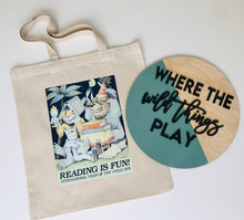 Load image into Gallery viewer, Storybook Tote bag - Where the Wild Things Are - littlelightcollective