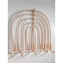 Load image into Gallery viewer, BABO MARLON - RAINBOW RATTAN WALLHOOK - littlelightcollective