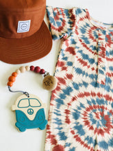 Load image into Gallery viewer, Bamboo Infant/Toddler Shortie Romper- Americana Tie Dye - littlelightcollective