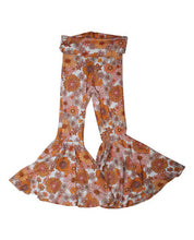 Load image into Gallery viewer, Mia floral Girls Bell Bottom Flare pants - littlelightcollective