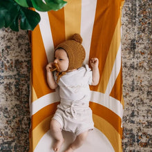 Load image into Gallery viewer, Sun Bassinet / Crib Fitted Sheet - littlelightcollective