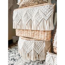 Load image into Gallery viewer, Ida Macrame Basket | Large - littlelightcollective