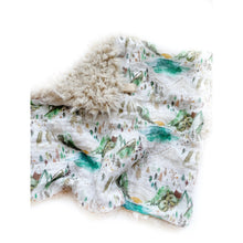 Load image into Gallery viewer, Watercolor Mountains Lovey Blanket - littlelightcollective