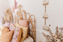 Load image into Gallery viewer, Rainbow Rattan Bunting - Vertical - littlelightcollective