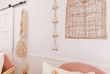 Load image into Gallery viewer, Rainbow Rattan Bunting - Vertical - littlelightcollective