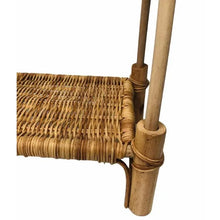 Load image into Gallery viewer, Handmade rattan wicker boho doll clothes rack - littlelightcollective