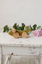 Load image into Gallery viewer, Wooden Chameleon Push and Pull Toy - littlelightcollective