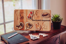 Load image into Gallery viewer, Backyard Mammals Puzzle - littlelightcollective