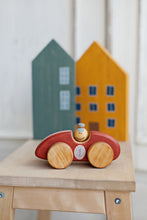 Load image into Gallery viewer, Wooden Race Car Toy - Red - littlelightcollective