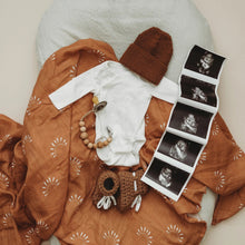 Load image into Gallery viewer, Sundown Muslin Swaddle - littlelightcollective