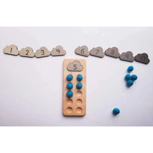 Load image into Gallery viewer, Ten Frame With Clouds - littlelightcollective