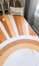 Load image into Gallery viewer, Sun Bassinet / Crib Fitted Sheet - littlelightcollective