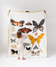 Load image into Gallery viewer, Large Butterfly Collector Throw Blanket - littlelightcollective