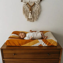 Load image into Gallery viewer, Sun Bassinet / Crib Fitted Sheet - littlelightcollective