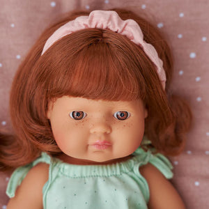 Baby Doll Redhead Girl 15" April - littlelightcollective