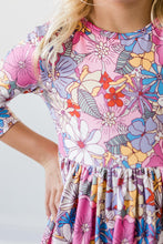 Load image into Gallery viewer, Boho Floral Dress - Mauve - littlelightcollective
