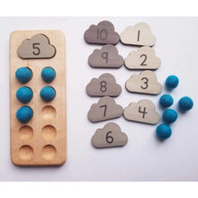 Load image into Gallery viewer, Ten Frame With Clouds - littlelightcollective