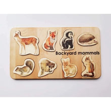 Load image into Gallery viewer, Backyard Mammals Puzzle - littlelightcollective