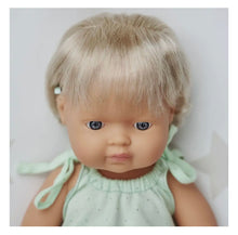 Load image into Gallery viewer, Baby Doll Caucasian Girl with Hearing Aid 15'' Caitlyn Doll - littlelightcollective