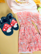 Load image into Gallery viewer, Orange shroomie bells - Bell Bottoms - littlelightcollective