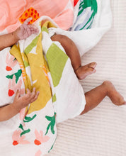 Load image into Gallery viewer, Pre-Order Cottage Garden Swaddle - littlelightcollective
