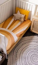 Load image into Gallery viewer, Sun Bassinet / Crib Fitted Sheet - littlelightcollective