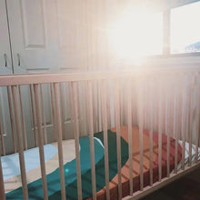 Load image into Gallery viewer, Desert Rainbow Cotton Bassinet Fitted Sheet - littlelightcollective