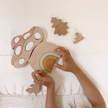 Load image into Gallery viewer, Unboxed Mushroom House Puzzle - littlelightcollective