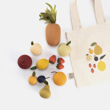 Load image into Gallery viewer, Wooden Fruit Toys | Big Fruit Toy Set | Food Toy - littlelightcollective