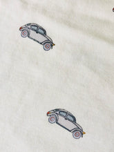 Load image into Gallery viewer, Organic VW Henley, Baby Romper, with Snap Shorts - littlelightcollective