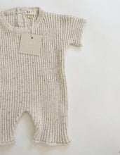 Load image into Gallery viewer, Sprinkle Knit RIbbed Playsuit - littlelightcollective