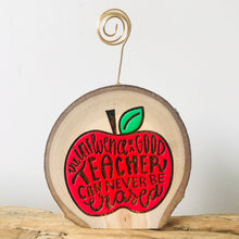 Load image into Gallery viewer, Air Plant Magnet / Photo Holder - Teacher - littlelightcollective