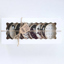 Load image into Gallery viewer, Boho Chic Authentic African Mudcloth Ornament Set - littlelightcollective