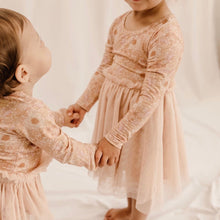 Load image into Gallery viewer, PRE-ORDER Long Sleeve Organic Tutu Dress- Bloom Floral - littlelightcollective