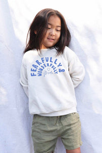 FEARFULLY AND WONDERFULLY Toddler Unisex Graphic Sweatshirt - littlelightcollective