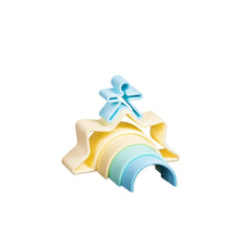 Load image into Gallery viewer, Pastel Sun Silicone Stacker - littlelightcollective