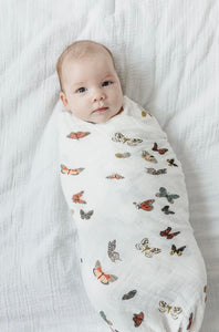 Preorder - Butterfly Migration Swaddle - littlelightcollective