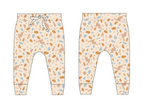 Load image into Gallery viewer, Organic Relaxed Fit Leggings- Dino Terrazzo - littlelightcollective