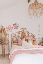 Load image into Gallery viewer, Rainbow Rattan Bunting - Vertical - littlelightcollective