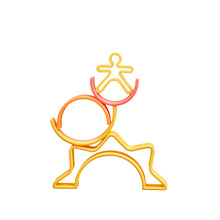 Load image into Gallery viewer, Neon Sun Silicone Stacker - littlelightcollective