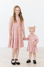 Load image into Gallery viewer, Rose Gold Velvet Sequin Dress - littlelightcollective