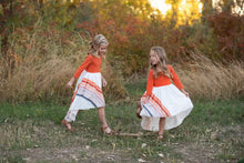 Load image into Gallery viewer, Pre-Order Fall Rainbow Dress - Rust - littlelightcollective
