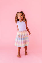 Load image into Gallery viewer, Bamboo Tulle Dress - Rainbow Ombre Twinkle - littlelightcollective