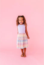 Load image into Gallery viewer, Bamboo Tulle Dress - Rainbow Ombre Twinkle - littlelightcollective