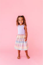 Load image into Gallery viewer, Bamboo Tulle Dress - Rainbow Ombre Twinkle - littlelightcollective