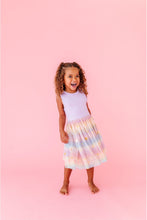 Load image into Gallery viewer, Bamboo Tulle Dress - Rainbow Ombre Twinkle - littlelightcollective