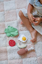 Load image into Gallery viewer, Washable Rug Kitchen Tiles Rose: 4&#39; x 5&#39; 3&quot;