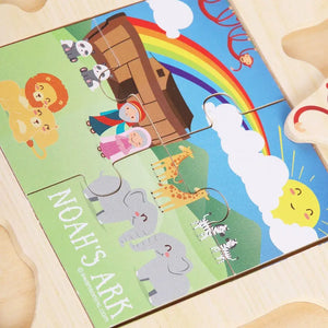 Noah's Ark - Peg/Jigsaw Puzzle - littlelightcollective