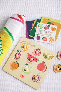 Fruit of the Spirit Wood Puzzle with Scripture